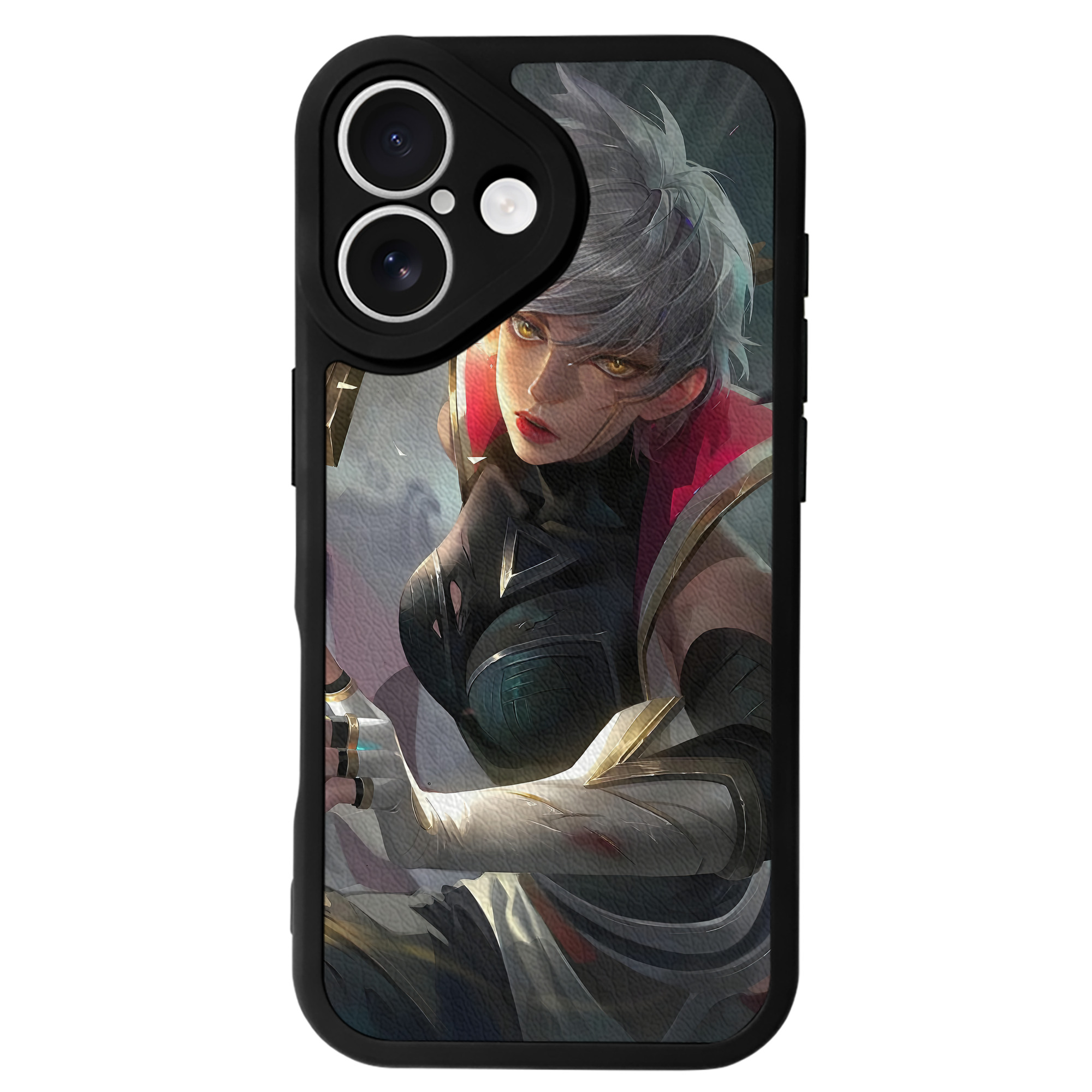 リーグ・オブ・レジェンド League of Legends LOL 【iPhone 16シリーズ対応】シリコンスマホケース（レザー調） 材質：シリコン